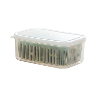 葱花盒密封冰箱葱姜蒜辣椒收纳盒水果保鲜盒食品级沥水备菜泡发盒