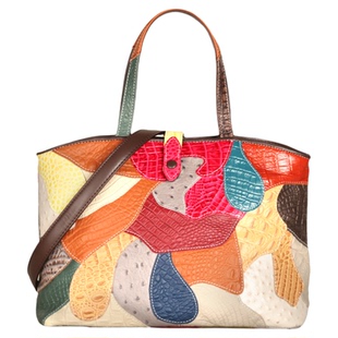 手提包包女士新款真皮高级质感百搭大容量小众设计通勤单肩斜挎包