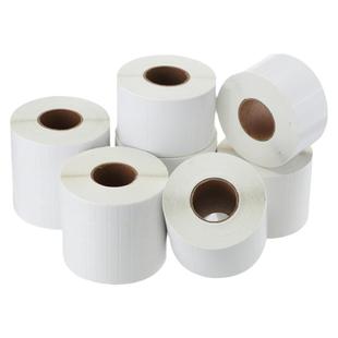 可移铜版不干胶标签纸60*40易撕不留胶家具贴纸可移除无痕打印纸定制卷100*80 60 50 30 20特殊规格定制印刷