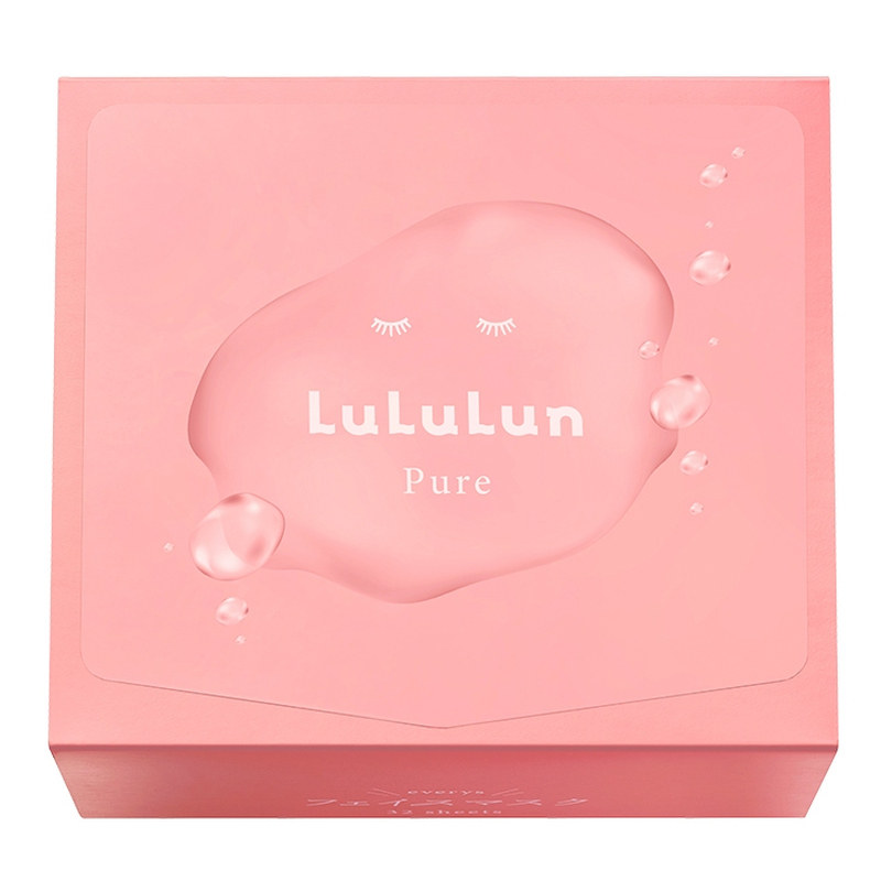 【临期】LuLuLun小粉盒保湿修护肌肤保湿日本面膜深层补水32片