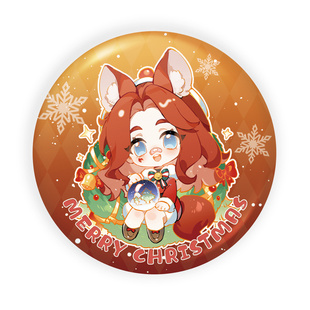 三角洲行动圣诞款徽章疾风蜂医麦晓雯威龙露娜骇爪周边镭射吧唧