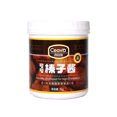 西微雅可可榛子酱面包涂抹