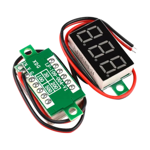 数字电压表头0.28寸/0.36英寸30V/100V数码管微型数显两二/三线