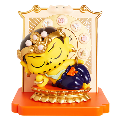 福福贴贴好运盲盒许愿黄财神诺拉系列手办文创玩具小摆件