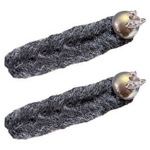 韩版灰色毛线发夹女2025新款高端秋冬刘海侧边夹前额碎发bb夹发卡