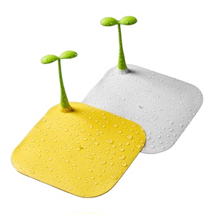 地漏防臭器小豆芽下水道通用硅胶地漏防臭盖卫生间防虫防反味神器