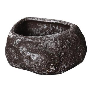 碗莲睡莲水仙花铜钱草花盆专用陶瓷简约仿石头多肉盆水培器皿无孔