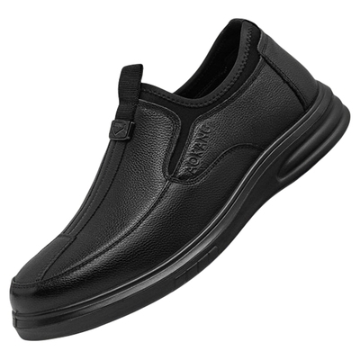 奥康男鞋头层牛皮商务休闲皮鞋