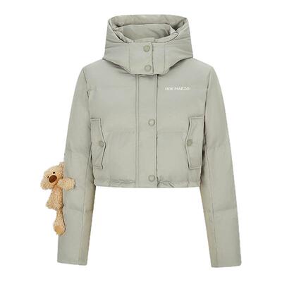 13DEMARZO立体小熊短款羽绒服