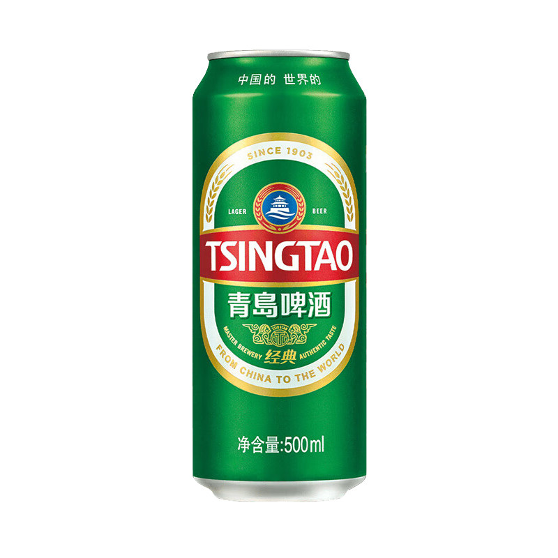 青岛啤酒经典啤酒500ml*6听