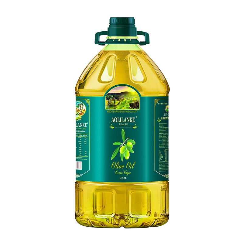 西班牙進口純正橄欖油5L官方正品含特級初榨橄欖油低健身脂食用油