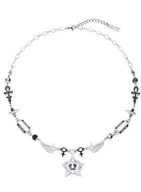 朴宰范同款VSCH荆棘幸运星项链