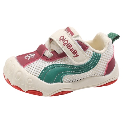 夏季婴儿网面透气软底防滑学步鞋