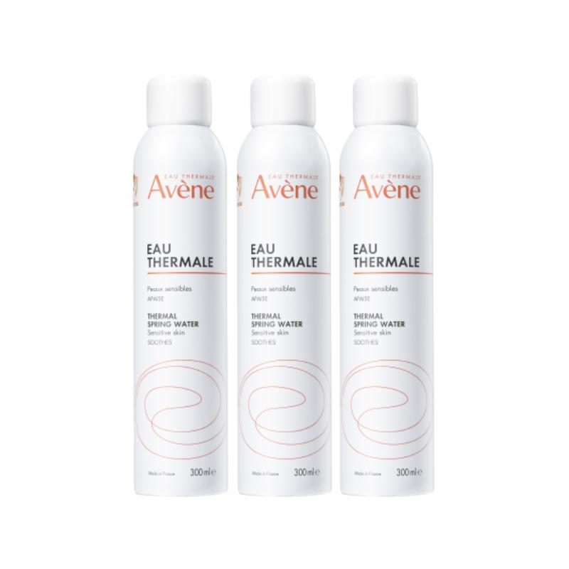 【自营】Avene雅漾婴童爽身喷雾300ml*3敏肌爽肤水痱子水舒缓保湿