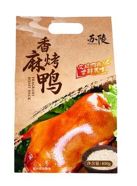 南京特产苏陵香烤麻鸭400g半只烤鸭真空包装熟食卤味开袋即食