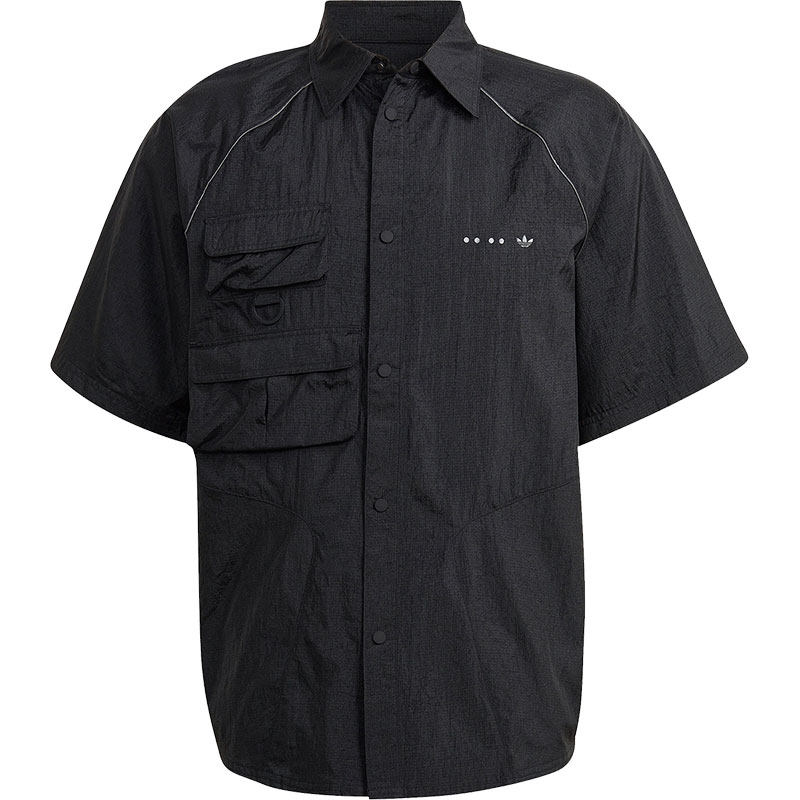 Adidas/阿迪达斯正品SS OVERSHIRT 男子透气运动短袖衬衫 HK2733