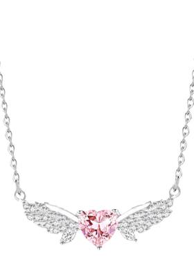 化成天使来守护你纯银项链