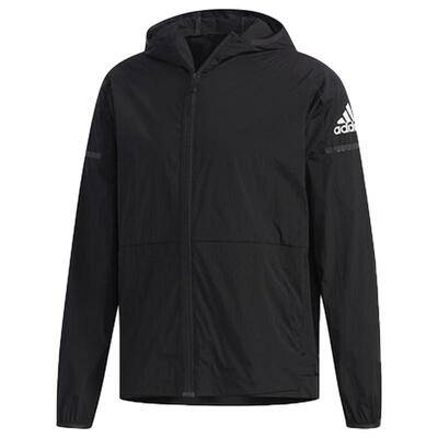 Adidas/阿迪达斯官方正品男子连帽运动休闲风衣夹克外套 FI8759