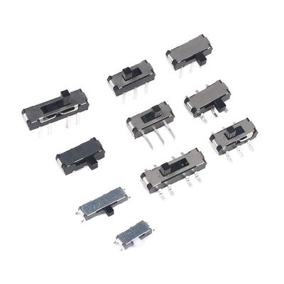 拨动开关单排贴片卧式微型电源