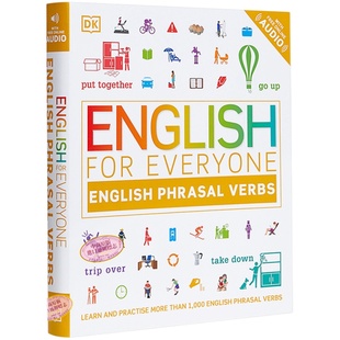 现货 English for Everyone Phrasal Verbs 英文原版 人人学英语 短语动词 课外学习正版好评宝藏书 图解 DK新视觉【中商原版】