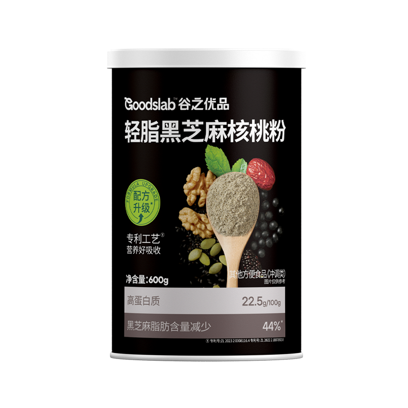 谷之优品轻脂黑芝麻糊核桃粉