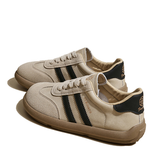 爆款透气德训鞋女款2026春秋季新款春款百搭休闲美拉德板鞋女鞋子