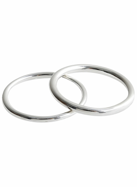 银S999纯银素圈戒指戒指/指环