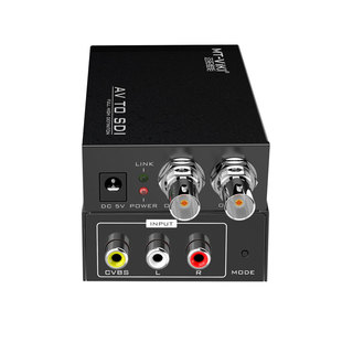 迈拓维矩MT-ASD12 模拟CVBS/AV转SDI转换器视频1080P莲花红黄白转广播级3G/HD-SDI 电脑监控1分2