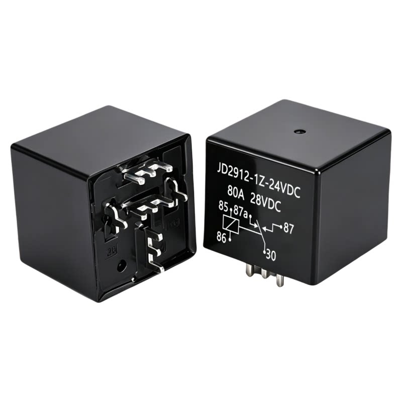 80A PCB汽车继电器大功率5V6V9V12V24V36V48V60V72V84V高压灭弧