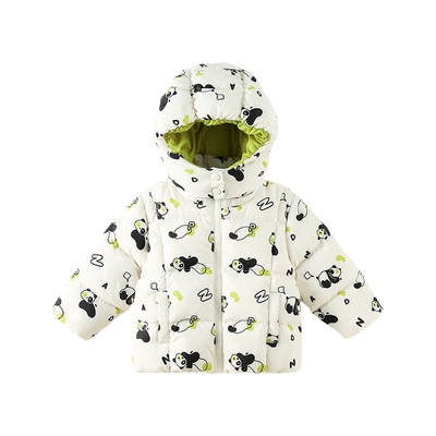 儿童三防羽绒服连帽啊咪啦