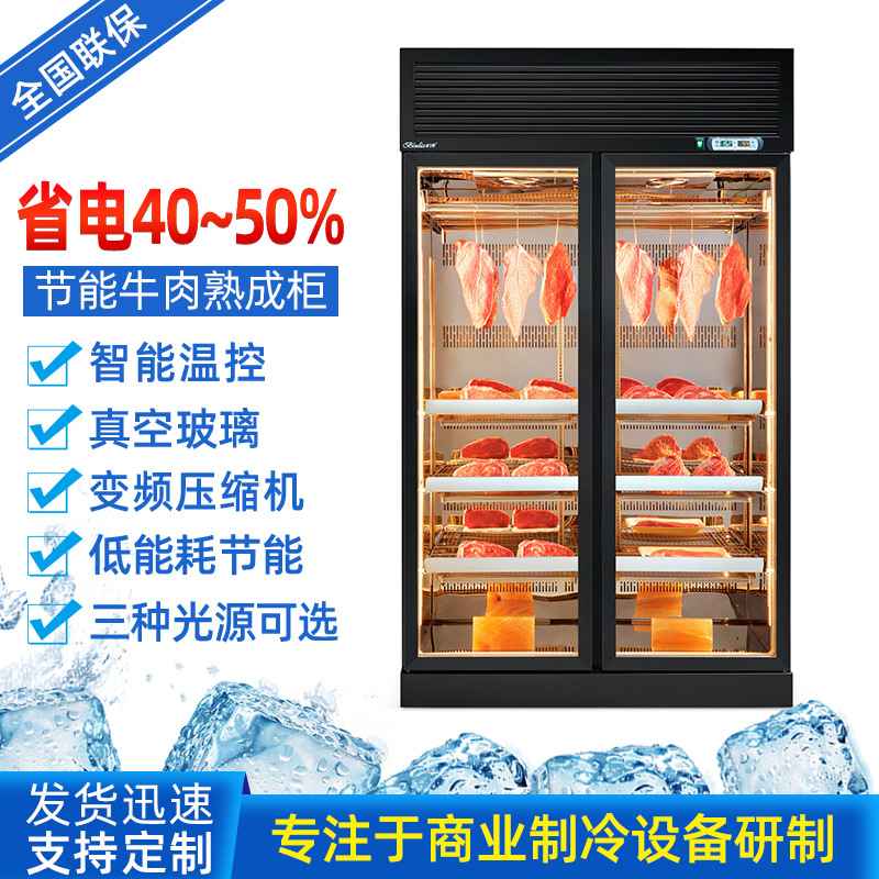 节能牛肉熟成柜商用西餐厅低能耗牛排排酸柜湿式保鲜展示风干柜