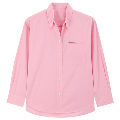 MindBridge简约纯棉长袖衬衫