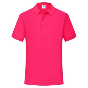 polo衫男女短袖夏季大码上衣纯棉有翻领t恤工作服刺绣定制印logo