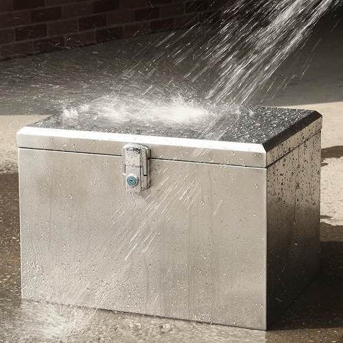 加厚摩托车不锈钢尾箱电动车不锈钢后尾箱后备箱通用尾箱工具箱