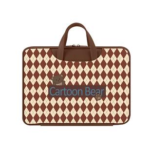 卡通电脑包适用于macbook苹果air13.3英寸pro13女手提联想小新air14华硕vivobook15s戴尔小米15.6华为mac16寸