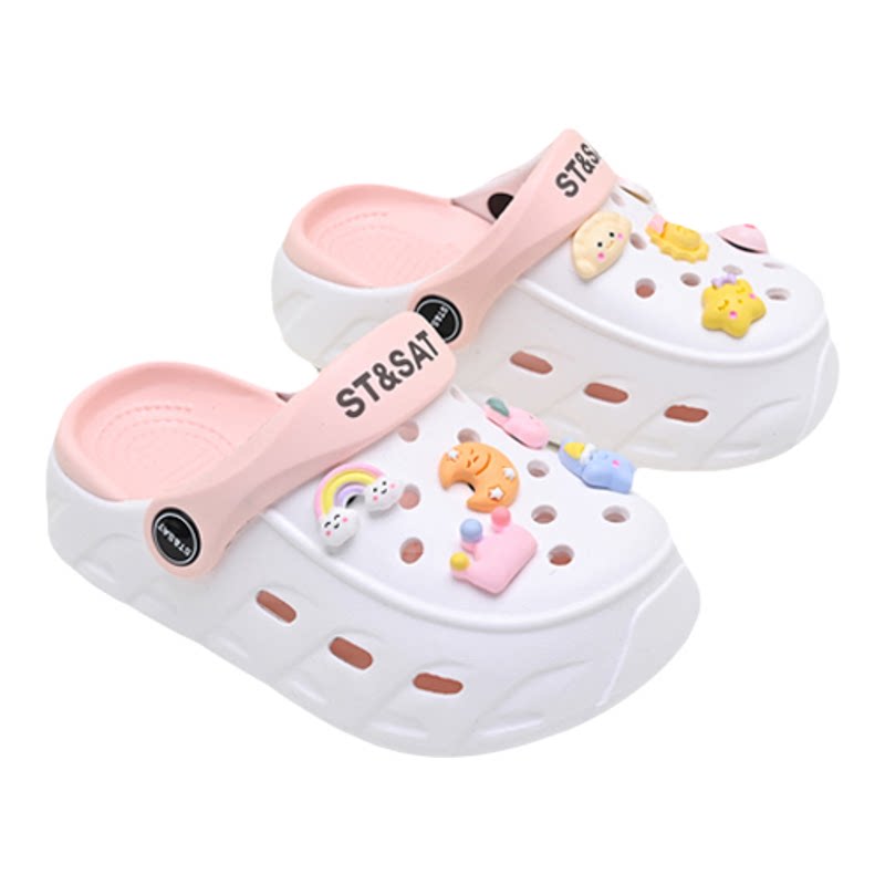 星期六儿童洞洞鞋夏季软底