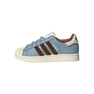 Adidas三叶草Superstar2蓝尼贝壳头女子低帮休闲鞋板鞋JR6987