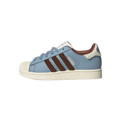 Adidas蓝色贝壳头女子低帮板鞋