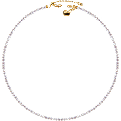 南珠宫新秀淡水珍珠项链小米珠锁骨链年轻款送老婆礼物925银