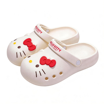 正版HelloKitty洞洞鞋女2026新款