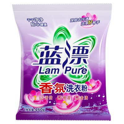 260g洗衣粉家用无磷洁净实惠装家庭装批发正品深层去渍去污留香