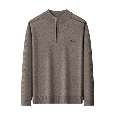 啄木鸟冬季毛衣男士中老年羊毛衫