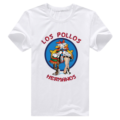 美剧绝命毒师老白短袖男士