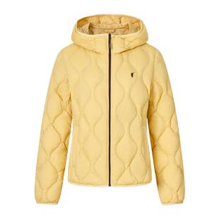 POLOWALK女装冬季新品女式羽绒服常规款女士韩版连帽柔软舒适