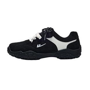 回力女鞋德训鞋2026春新款黑色百搭复古赛车鞋厚底休闲板鞋子女款