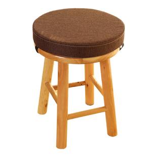 可拆洗小圆凳子垫加厚四季通用办公室久坐椅子垫带绑绳防滑屁股垫