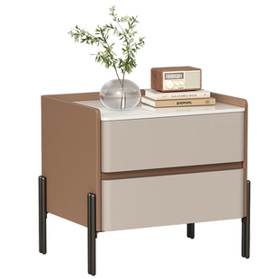 实木床头柜家用卧室2025爆款新款轻奢高级感小型简约床边收纳柜子