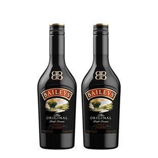 Baileys百利甜酒原味奶油利口酒力娇酒洋酒烘焙蛋糕 500ml 2瓶