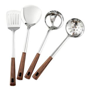 304不锈钢小锅铲宝宝辅食迷你厨具套装食品级小号锅铲汤勺漏勺