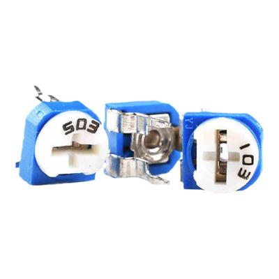 rm065卧式蓝白可调电位器